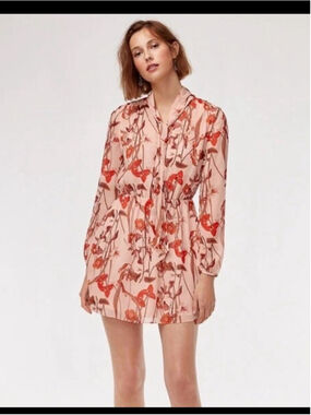 Aritzia Little Moon Saffron Dress Sz Small Floral Romantic Boho